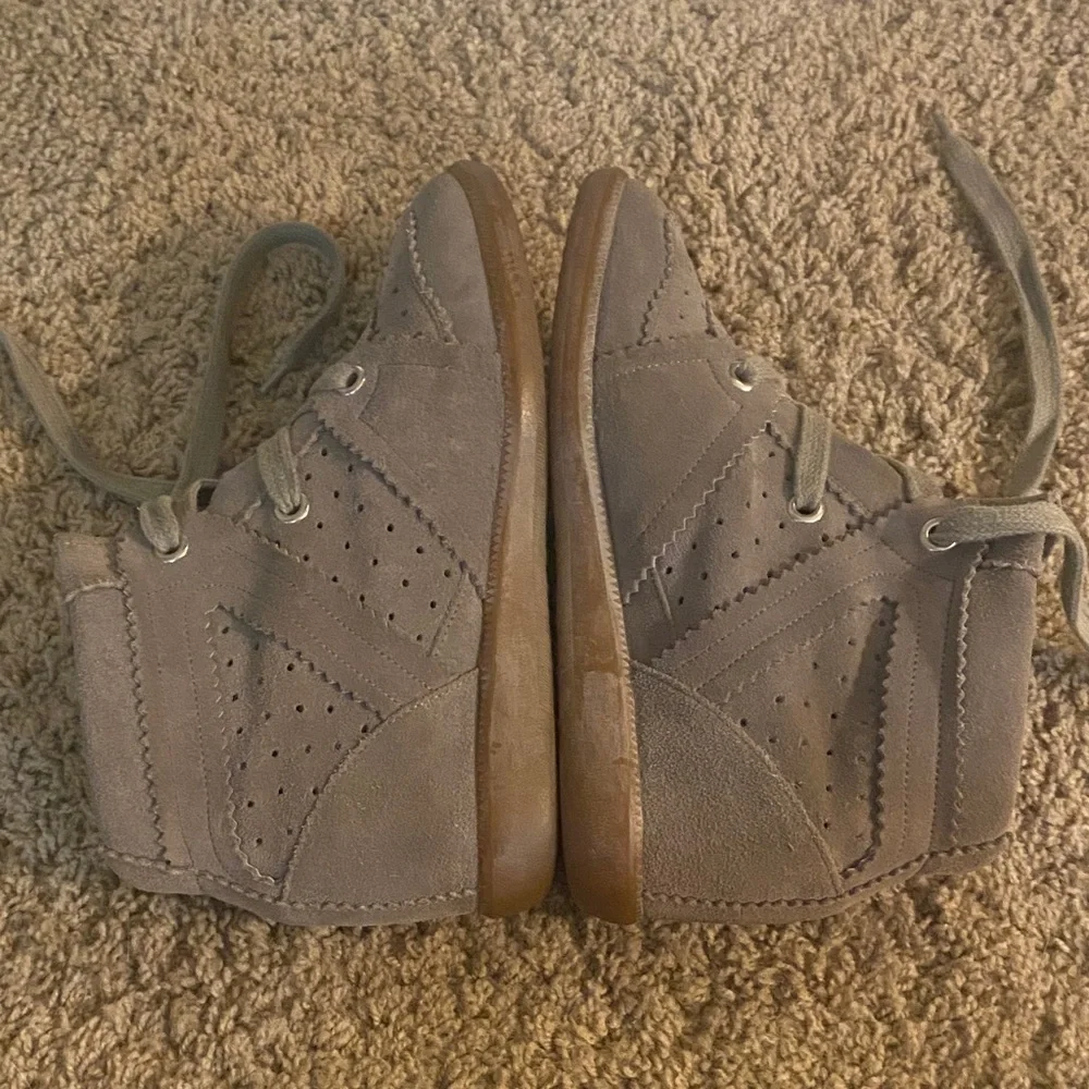 Isabel Marant Brown Wedge Sneakers - Picture 4 of 10